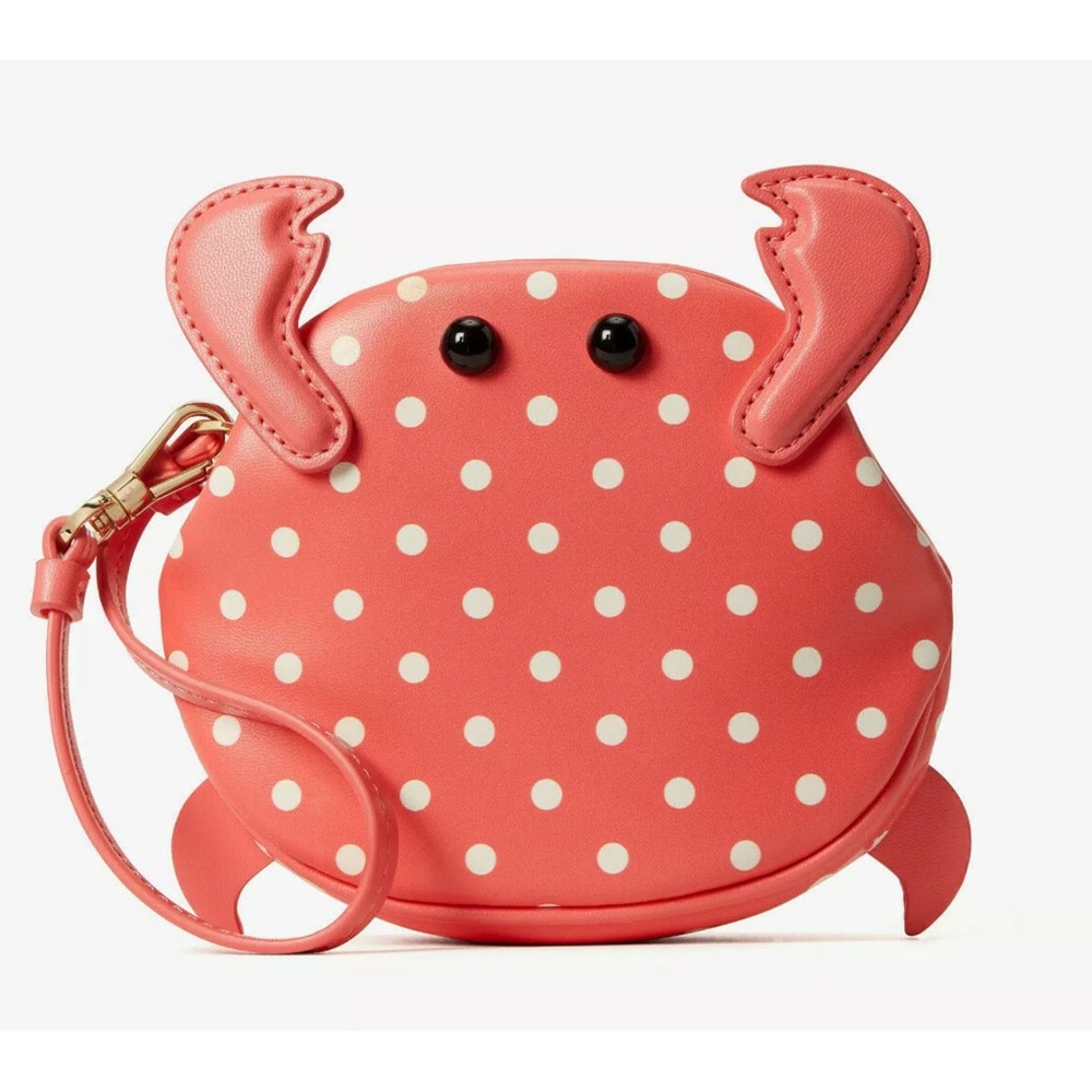 Kate Spade Polka Dot Shelly Crab Wristlet